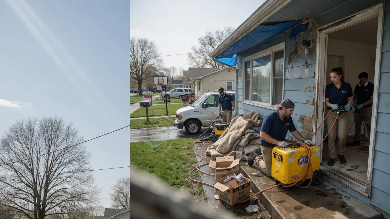 Basement Flood Cleanup in Portis, KS near me